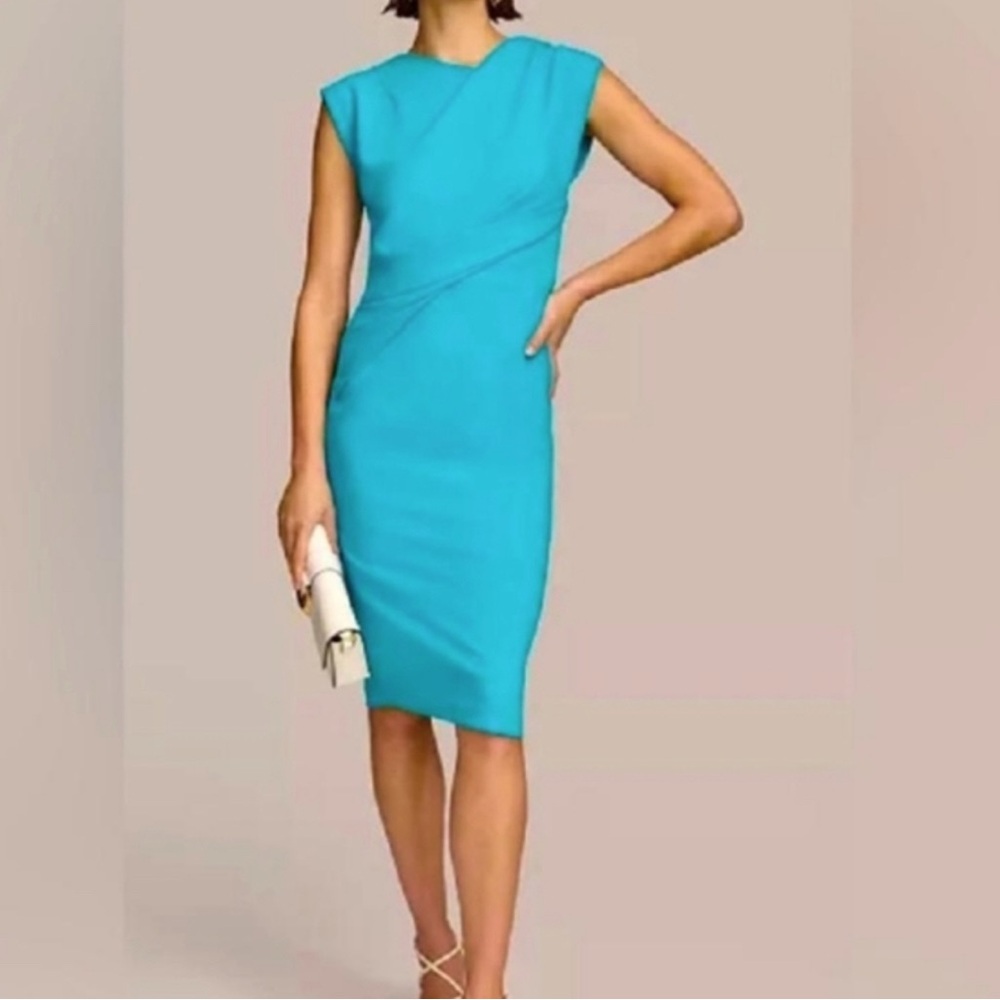 Donna Karan Turquoise Dress Size 2